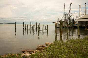Fototapeta premium A fishing boat at port