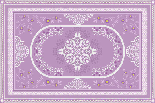 pink lace Vintage Persian carpet for decoration home decor Persian rug carpet textile design 