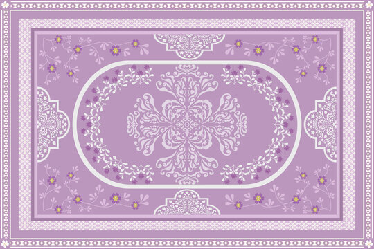 pink floral Vintage Persian carpet for decoration home decor Persian rug carpet textile design 