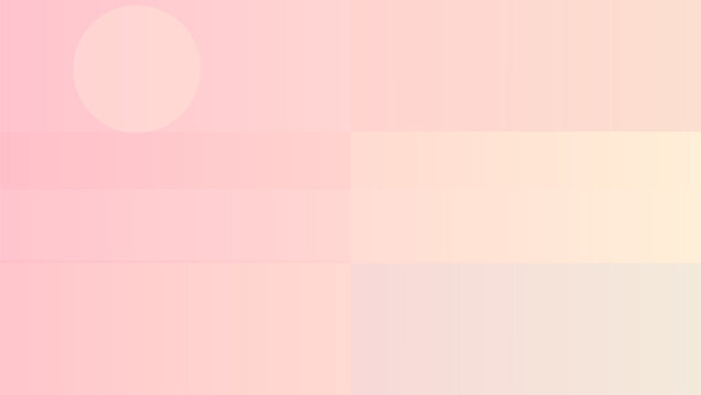 Soft Gradient Blush to Pale Yellow Horizontal Color Transition