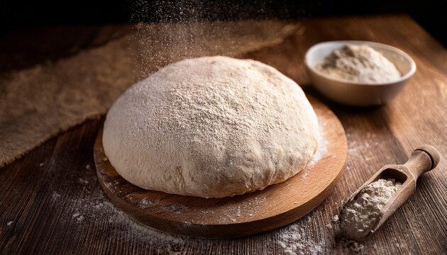 tangy sourdough pizza dough bubbly and rustic yeast salt
