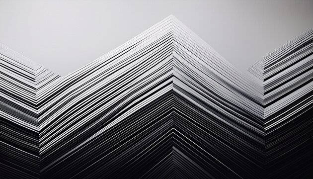subtle black zig zag lines on white background minimalist geometric wallpaper design surface subtle