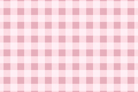 Pastel pink checkered gingham pattern background