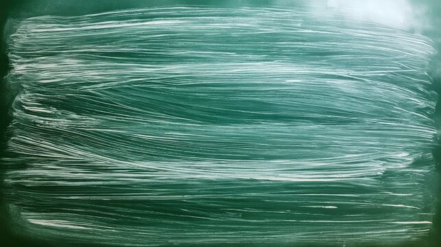 Textured green chalkboard surface with horizontal white chalk streaks
