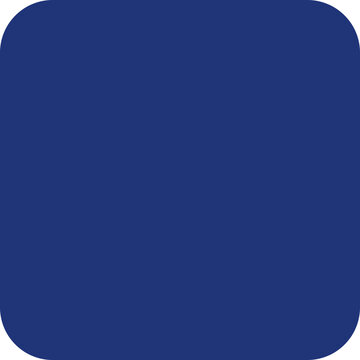 Dark blue rounded square icon blue button rounded rectangle shape blank badge isolated on white background vector