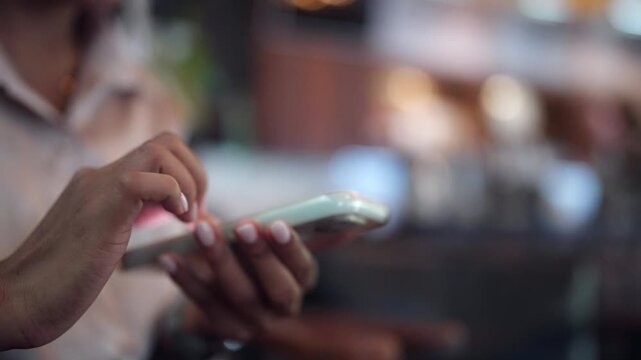 Modern smartphone in everyday use for online communication, digital services, mobile applications, and connected living. Ideal for technology, business, remote work, social networking, and smart lifes