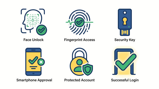 Face unlock, fingerprint access, security key: modern digital security methods