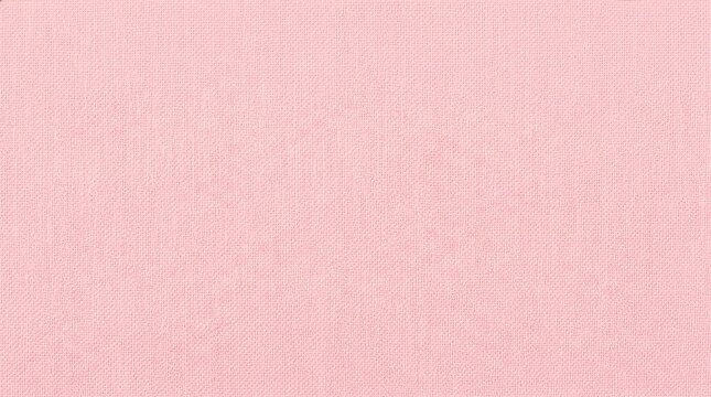 Soft pastel pink fabric texture background with fine woven textile pattern for design projects
