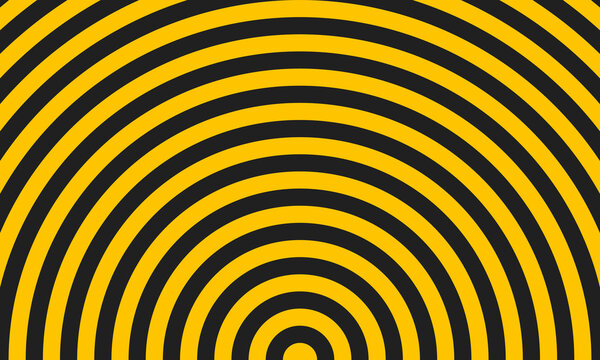 yellow black circles abstract geometric background
