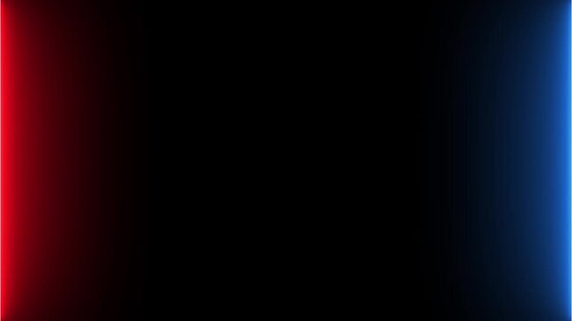 Emergency disaster flashing blue and red light blinking animation. Flashing strobe lights from an emergency vehicle defused to create a smooth bokeh