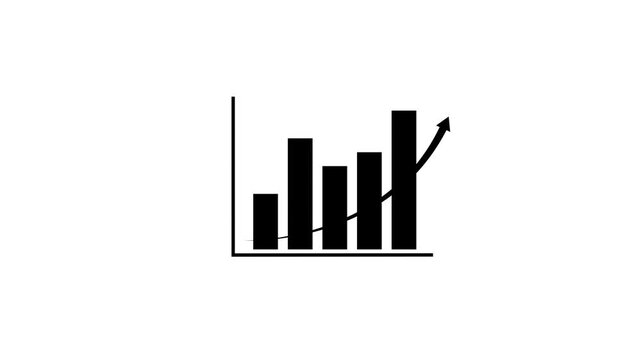 L Shape Rotating Against Black Background Minimalist Animation Sequence