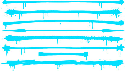 Neon pink spray paint starburst set, 12 graffiti splat vector elements, vibrant magenta ink drips and grunge star shapes for urban street art design © Dr Nadeem