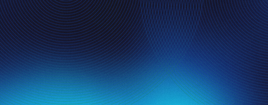 Abstract dark blue gradient background with concentric ripple and crossing line pattern