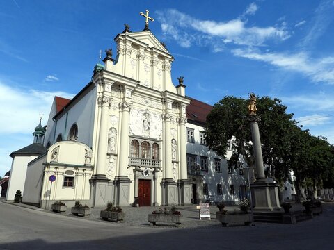 View of the Church of Saint Peter and Saint Paul, Ptuj, Slovenia