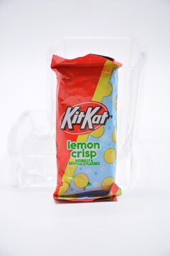 Kit kat lemon crisp chocolate in Manila, Philippines