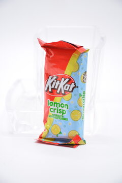 Kit kat lemon crisp chocolate in Manila, Philippines