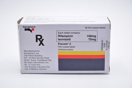 Fixcom 2 by natrapharm antituberculosis tablet box in Manila, Philippines