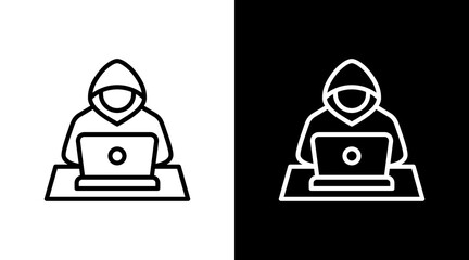 Hack  White Icon Set Design © Safahaura
