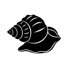 Snail vector silhouette © Menhikki