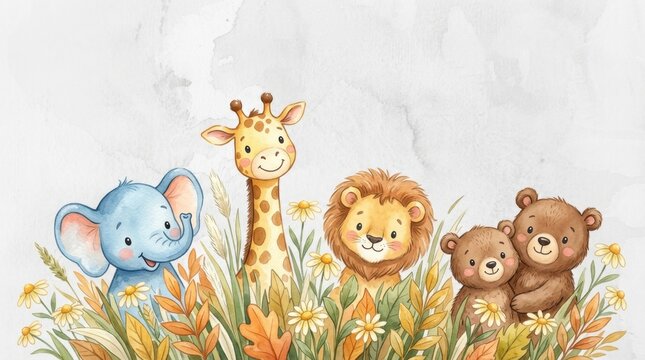 Cute Safari Animals