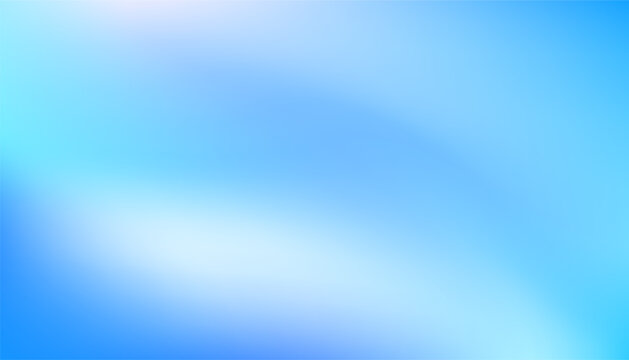 Soft cloud blue white gradient abstract background, blurred smooth wavy transitions from deep turquoise to bright sky tones, clean elegant modern design