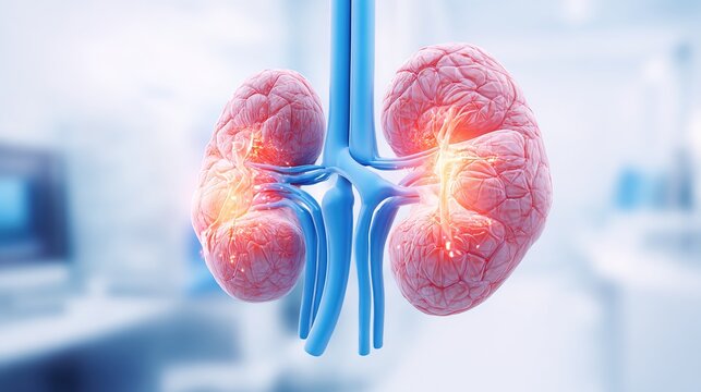 Addison's Disease medical educational infographic explaining primary chronic adrenal insufficiency, impaired cortisol and aldosterone production, human body symptoms, adrenal gland atrophy, endocrine 