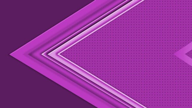 Abstract layered chevron background with angled shapes and dotted texture animation