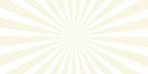 Fototapeta premium A radial burst of soft beige and white stripes emanates from a central point, creating a subtle yet impactful graphic background.