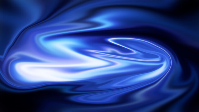 Mesmerizing blue liquid swirl abstract background, showcasing a smooth, flowing gradient with bright highlights, creating a sense of motion and elegant fluidity
