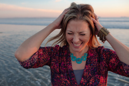 Pure joy at the beach