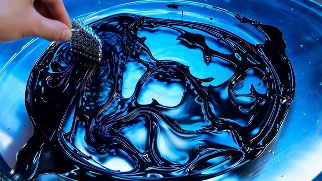 Magnetically Morphing: Ferrofluid Security Shapes