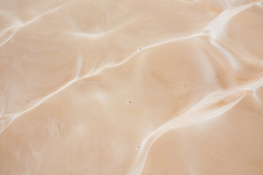 Details and texture patterns of sand ridges 