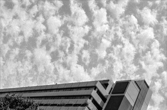 Unusual Clouds Above Building