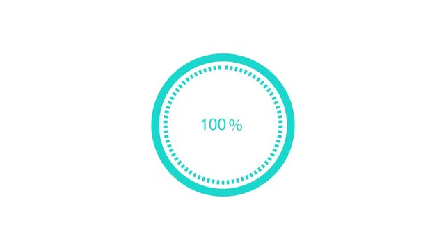 Advanced Waiting Progress Indicator Animation for Digital Applications