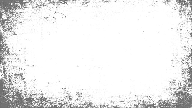 Subtle Grain Overlay Texture with Black and White Grunge Background featuring Minimalist Dust and Scratches Vector.