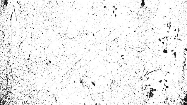 Subtle Grain Overlay Texture with Black and White Grunge Background featuring Minimalist Dust and Scratches Vector.