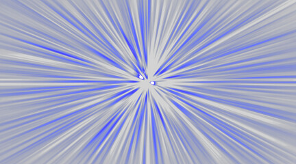 Obraz premium Abstract blue speed lines radial background zoom effect for motion and energy concepts isolated on transparent background