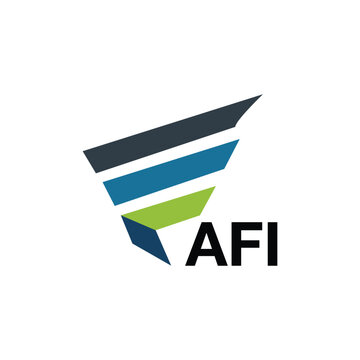 AFI letter logo design on white background. Creative  modern AFI letter logo design. Vector design.
