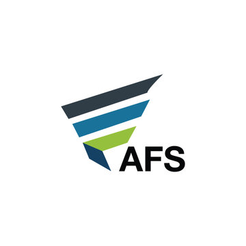 AFS letter logo design on white background. Creative  modern AFS letter logo design. Vector design.