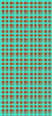 Colorful abstract geometric pattern with red and green
