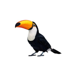 toucan bird in PNG image isolated on transparent background. © png image