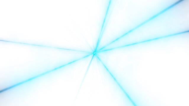 Blue neon laser beams shooting light show effect on transparent background. For concert stages, edm music events, party, disco, pub, gaming, and science fiction movie effects.