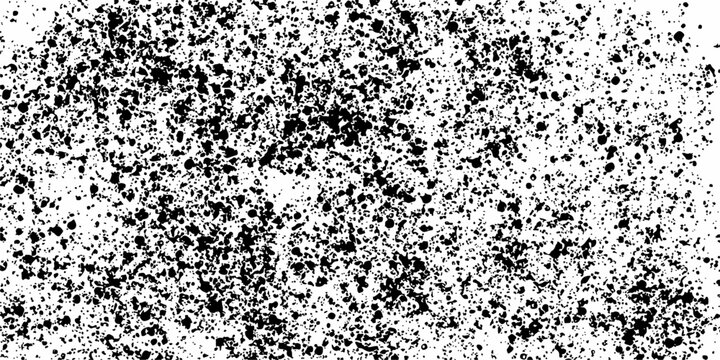 Scratched Grunge Urban Background Texture Vector. A grainy texture with a weathered and worn appearance, perfect for rustic-inspired designs and overlays. Black Grainy Texture Isolated On White Backgr