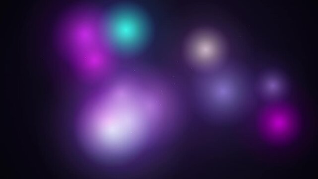 Abstract Organic Nebula Motion with Soft Gradient Shapes