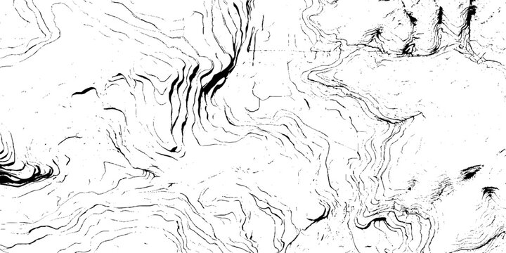 Minimal white landscape topography map area wallpaper abstract black and white swirling lines texture background, seamless zebra pattern, minimal topo paper lines.