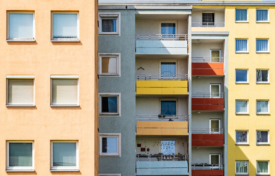 typical apartment house in austria