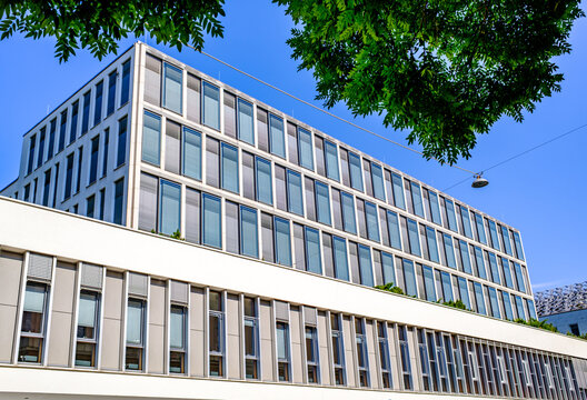 typical windows of an office building