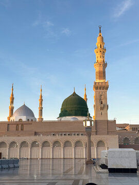 Al Madinah Al Munawwarah.this photo was taken from Al Masjid Al Nabawi, Madinah, Saudi Arabia.