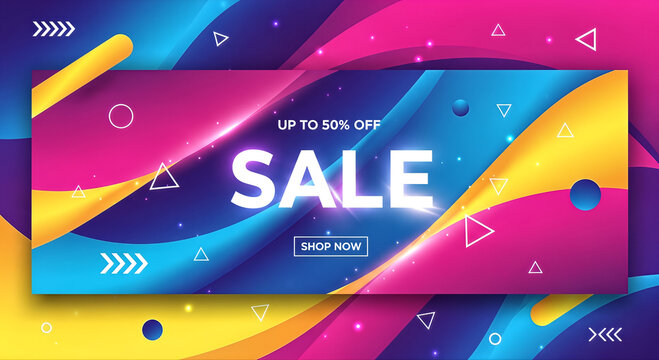 Sale discount offer label graphic.