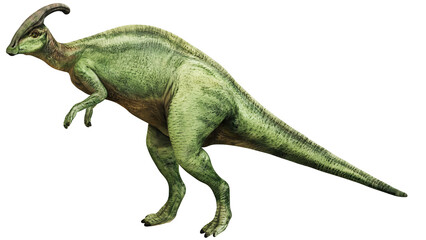 Green dinosaur standing on two legs © Ilie